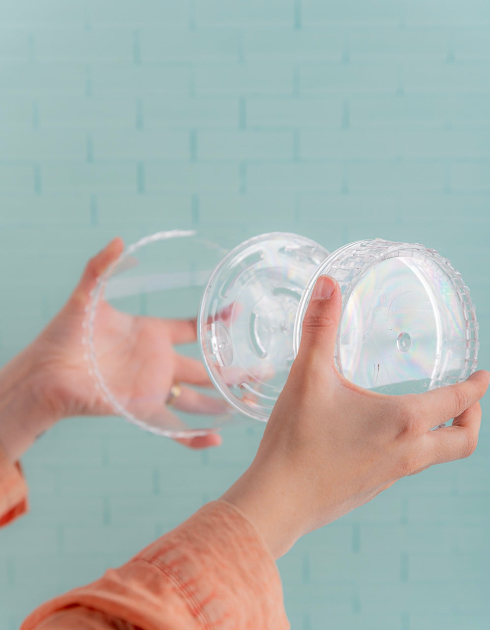 Maceta Orquídea Masgabana M128 Tapa Rosca