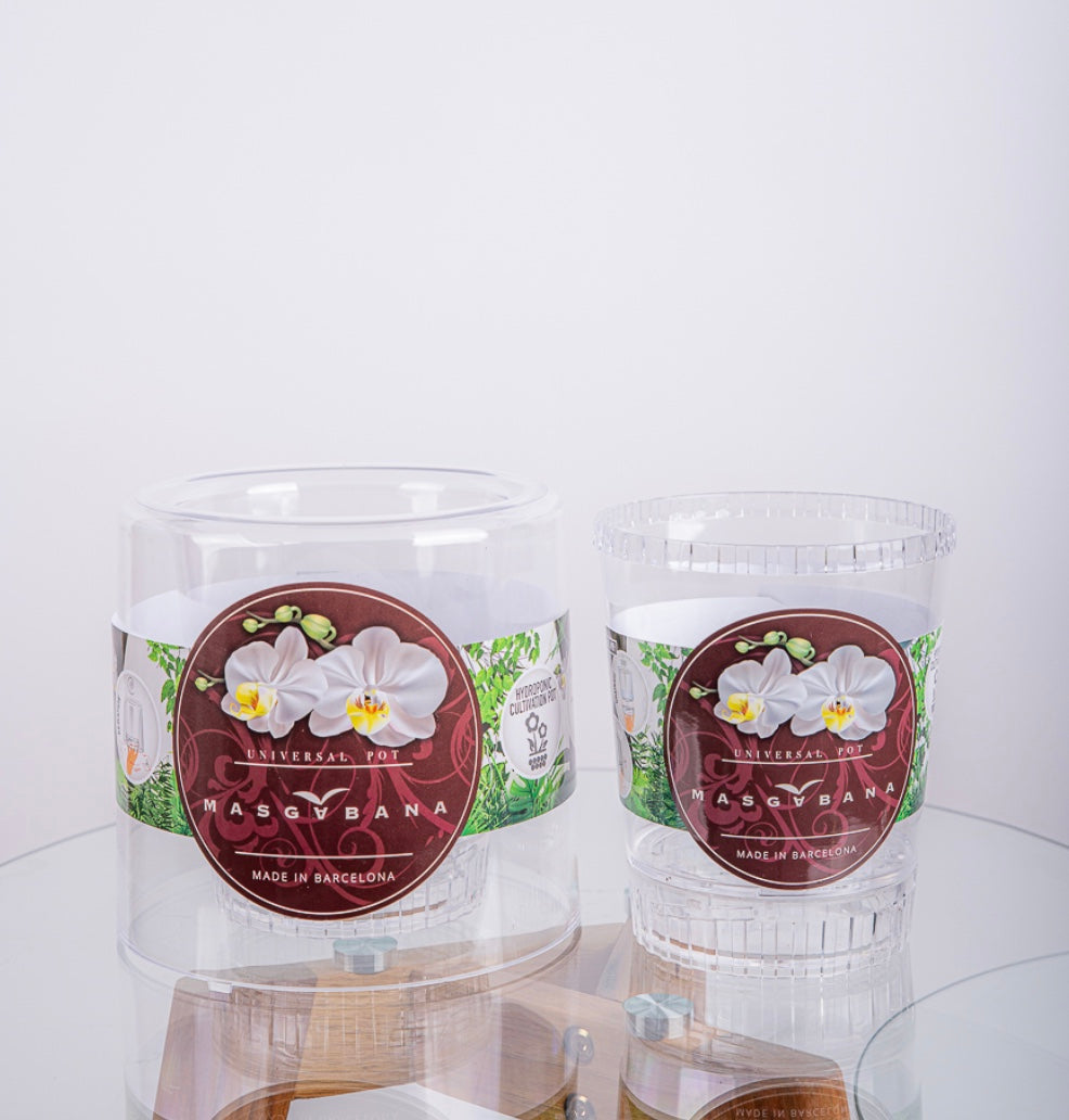 Maceta Orquídea Masgabana M128 Tapa Rosca