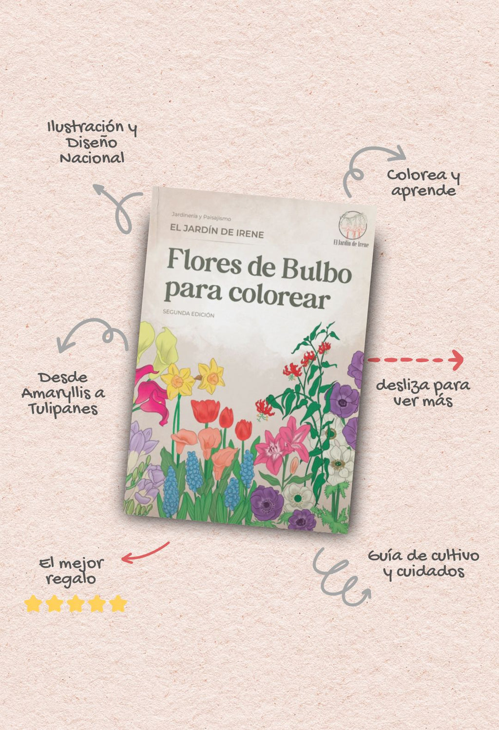 Libro "FLORES DE BULBO" + Bulbos de regalo
