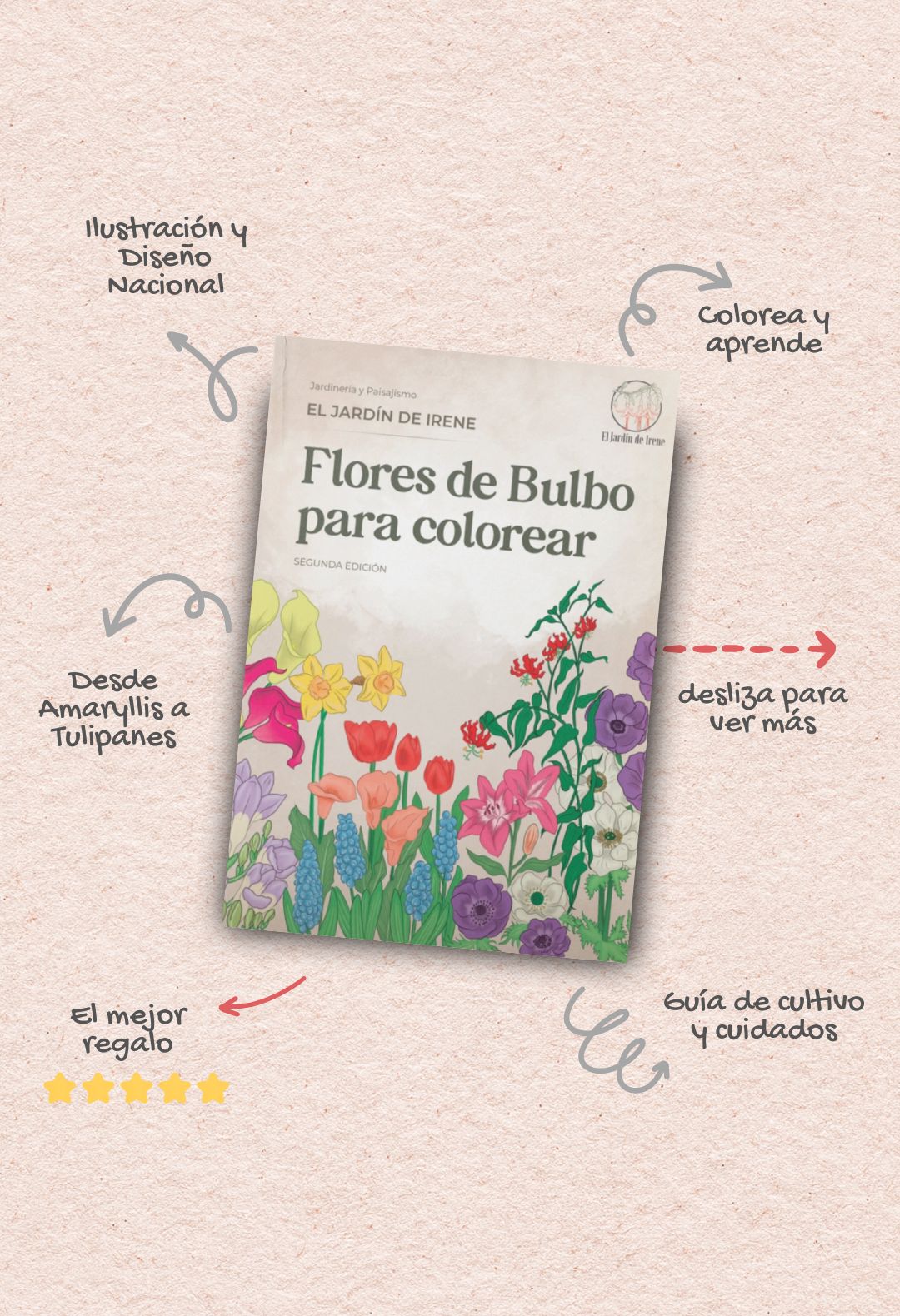 Libro "FLORES DE BULBO" + Bulbos de regalo