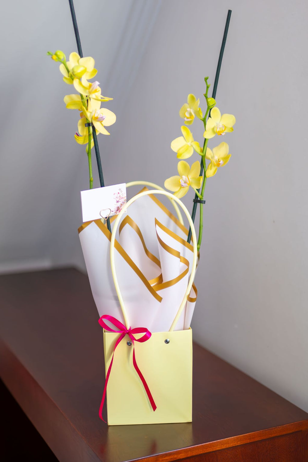 Arreglo Orquídeas "Raggio di Sole"