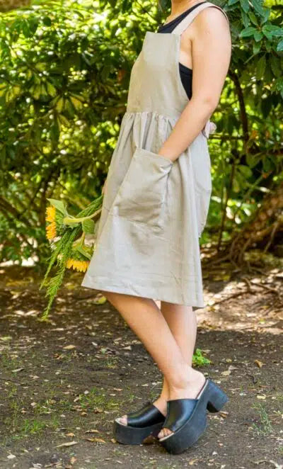 Delantal Lino Visón