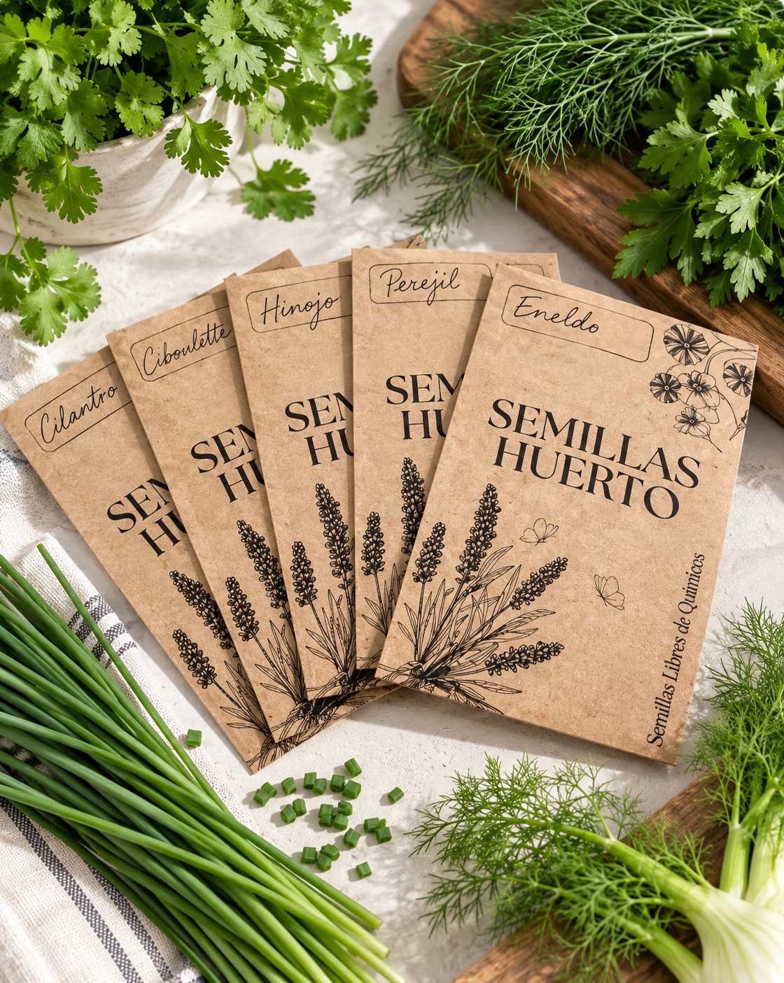 Pack Semillas Huerta - "Condimentos"