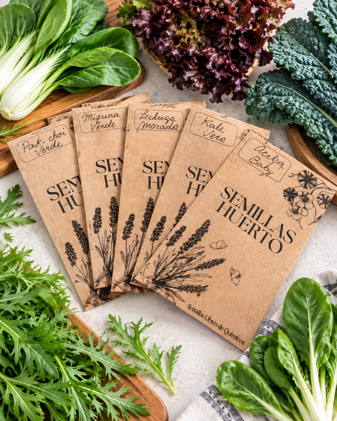 Pack Semillas Huerta - "Ensaladas"