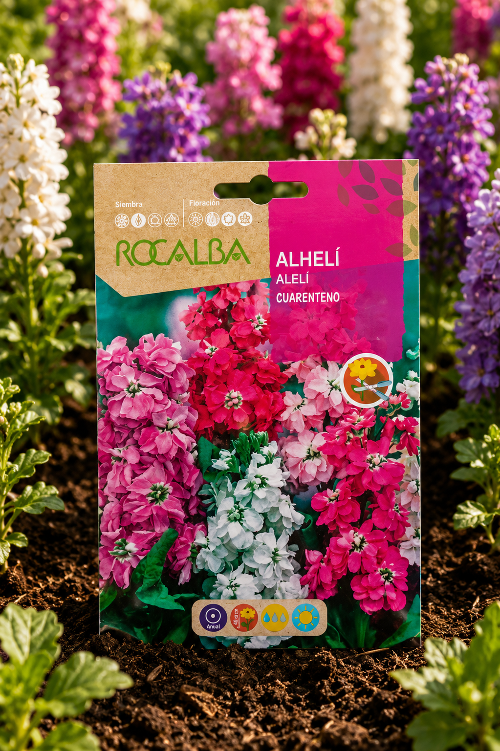Semillas de Alhelí 'Cuarenteno' Rocalba