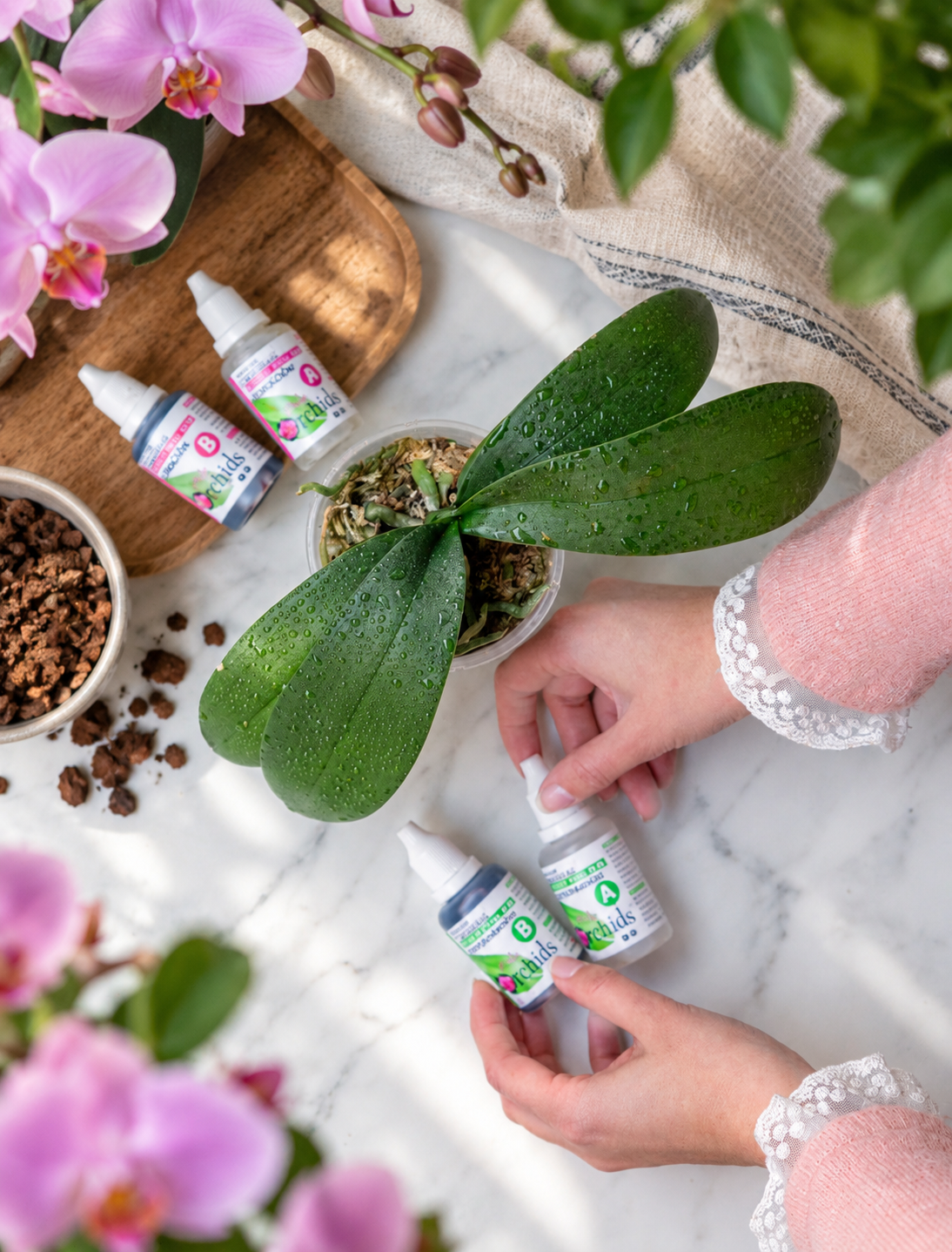 Fertilizante para Orquídeas A+B