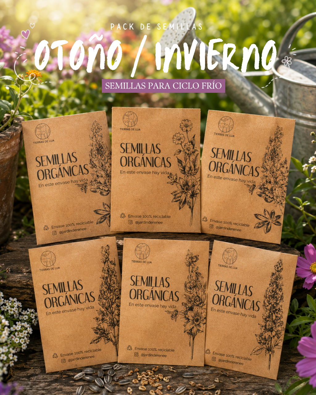 Pack Semillas "Otoño/Invierno" Ciclo Frío