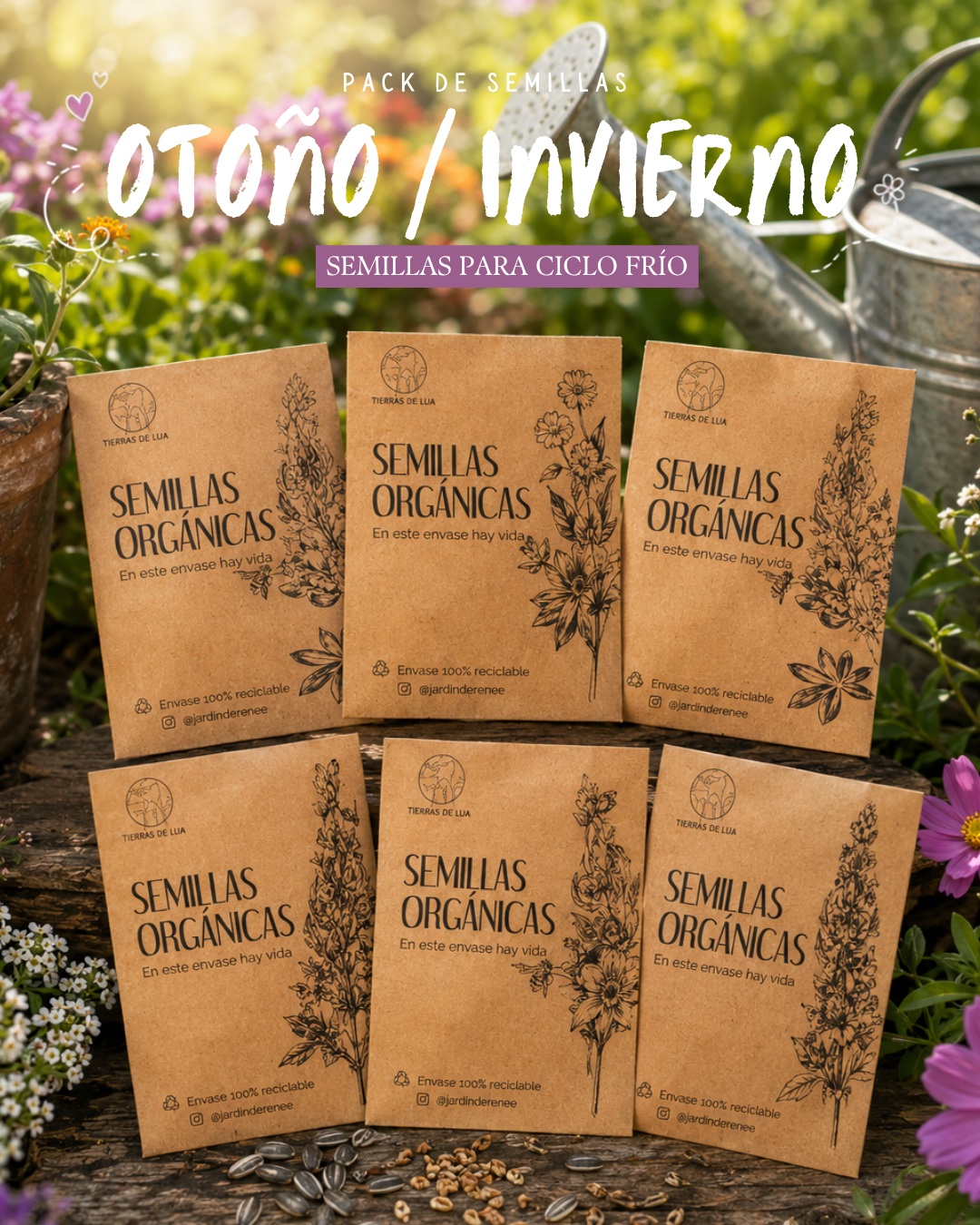 Pack Semillas "Otoño/Invierno" Ciclo Frío