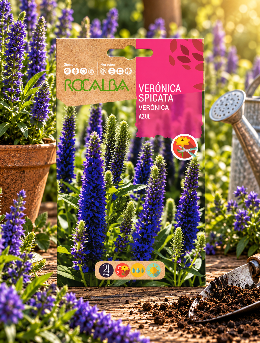 Semillas de Veronica Spicata Rocalba